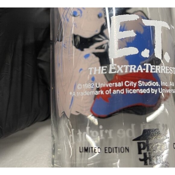 Set of 3 Vintage Pizza Hut E.T. Extra-Terrestrial Glasses -1982 Excellent Cond. - Picture 12 of 13